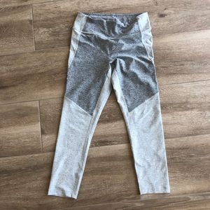 Outdoor voices two toned grey leggings